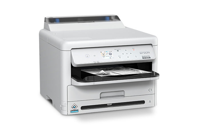 Impresora Epson WorkForce Pro WF-M5399 C11CK77301 vista frontal en tres cuartos desde la derecha