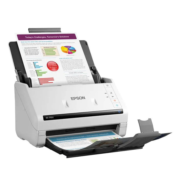 Escáner De Documentos Epson Ds-770 Ii Usb 3.0 De Alta Velocidad, Sensor Optico Color (Cis) - SMART BUSINESS