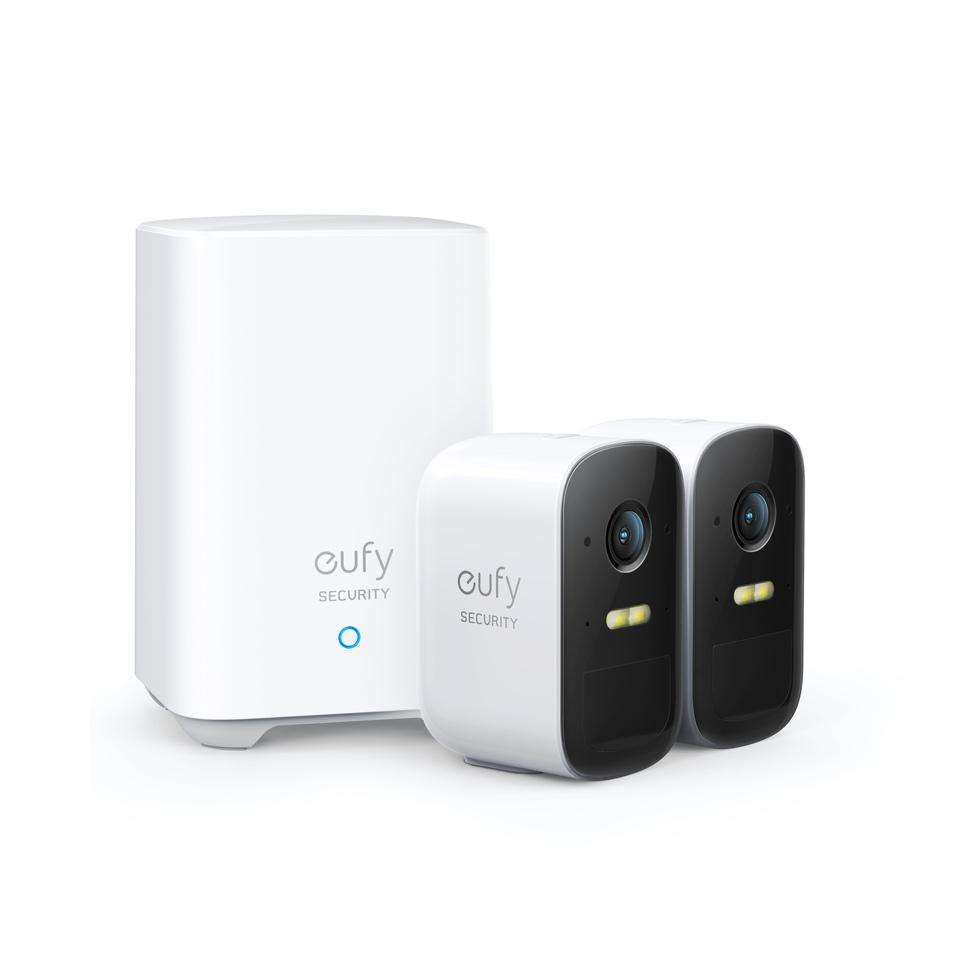 EUFY SIST.DE SEGURIDAD CON 2 CAM./1080P VISI�N NOCTURNA INFRARROJO Y A COLOR/ COMPATIBLE CON ALEXA - GOOGLE ASSISTANT/ DETECCI�N DE HUMANOS T88311D1 - SMART BUSINESS