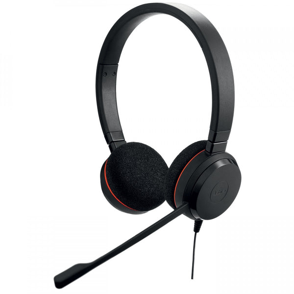 AURICULARES JABRA EVOLVE 20 STEREO MS CON ADAPTADOR USB C/A: SONIDO DE ALTA CALIDAD Y COMODIDAD PARA PROFESIONALES Y TRABAJO REMOTO