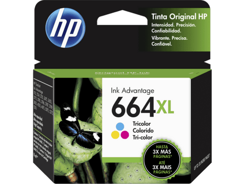 Cartucho de tinta HP 664XL tricolor F6V30AL