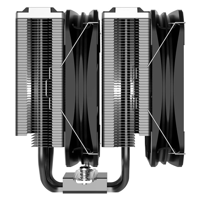 FAN - COOLER PARA CPU PCCOOLER G6 BK, 250W, 4 - PIN PWM, 12VDC, COLOR NEGRO. 2 FANS FAN-G6BK - SMART BUSINESS