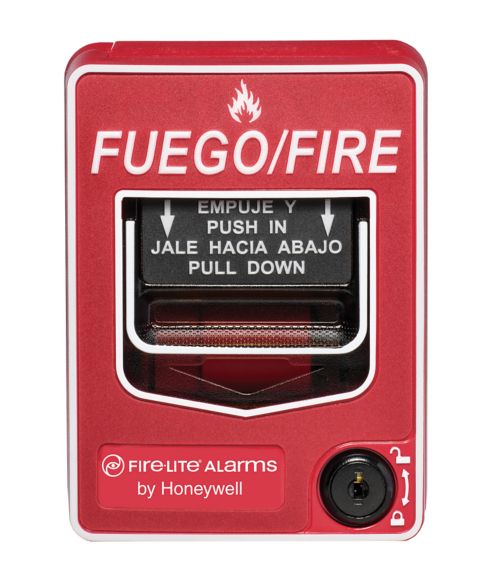 Estación manual Fire-Lite BG-12LXSP vista frontal