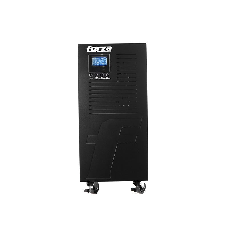 Forza FDC‑210K | UPS On‑Line Doble Conversión 10 kVA / 10 kW | Onda Senoidal Pura | Entrada / Salida Bloque Terminal 220 V | LCD, USB, RS‑232 y SNMP | 20 Baterías Hot‑Swap
