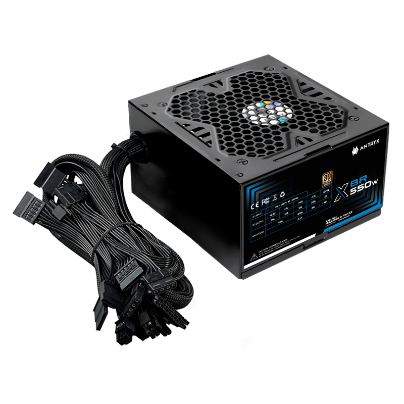 FUENTE ANTRYX 550W XBR - 550, 80PLUS BRONZE (FP550) FP550 - SMART BUSINESS