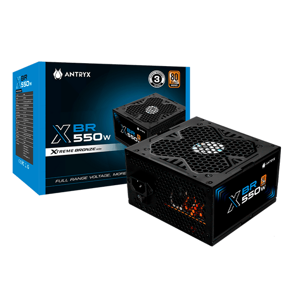 FUENTE ANTRYX 550W XBR - 550, 80PLUS BRONZE (FP550) FP550 - SMART BUSINESS