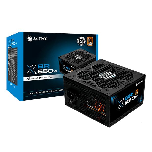FUENTE ANTRYX 650W XBR - 650 WHITE, 80PLUS BRONZE  (FP650) FP650 - SMART BUSINESS