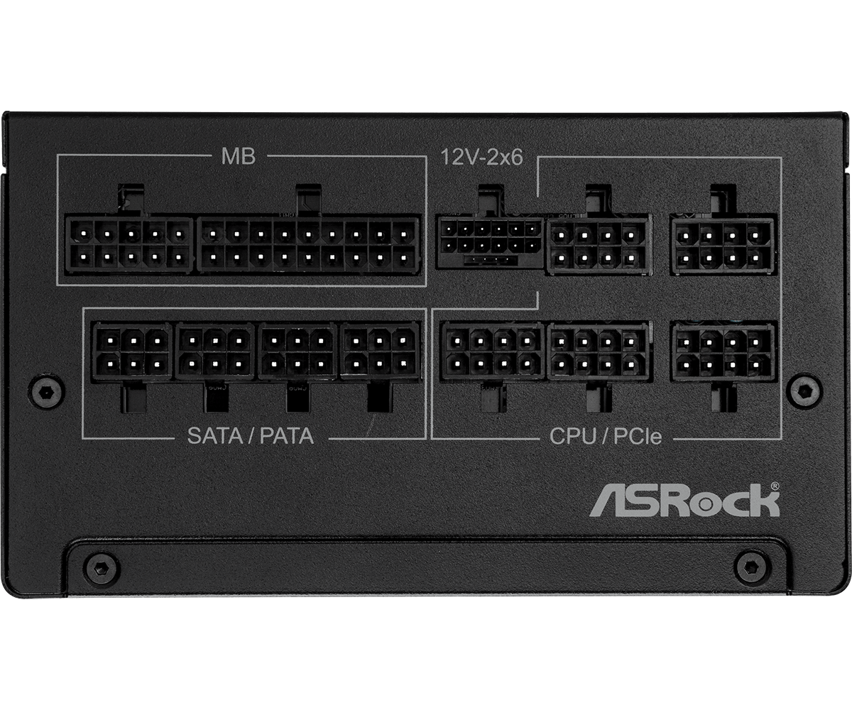 FUENTE ASROCK STEEL LEGEND SL 850G 850 W ATX 3.1 | 80 PLUS GOLD, PCIE 5.1, PLATINUM ACOUSTIC SL-850G - SMART BUSINESS