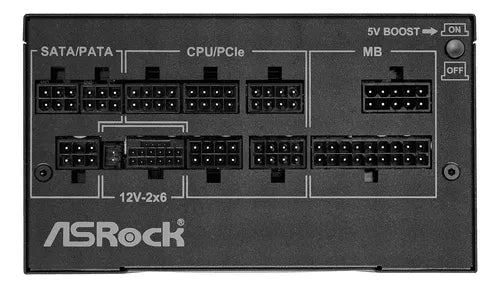 FUENTE DE ALIMENTACIÓN ASROCK PG - 850G, 850W, ATX, 80 PLUS GOLD. PG-850G - SMART BUSINESS