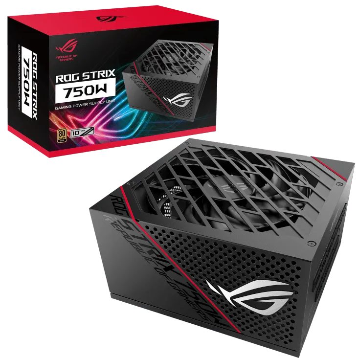Fuente de Alimentación Asus Rog Strix 750W Gold ROG-STRIX-750G - SMART BUSINESS