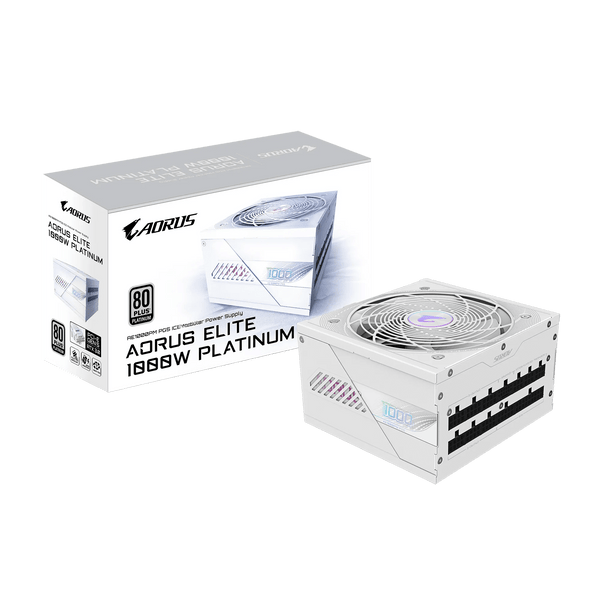 FUENTE DE ALIMENTACIÓN ATX GIGABYTE GP - AE1000PM PG5 ICE, 1000W, CERTIFICACIÓN 80 PLUS PLATINUM, MÁXIMA EFICIENCIA Y RENDIMIENTO PARA TU PC. GP-AE1000PM PG5 ICE - SMART BUSINESS