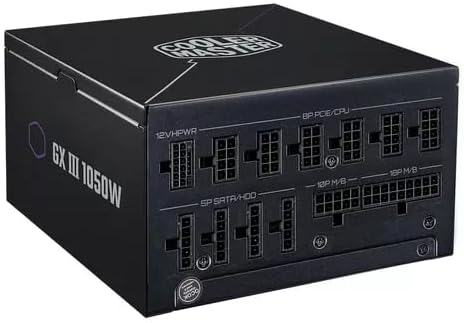 FUENTE DE ALIMENTACIÓN COOLER MASTER GX3 1050W ORO MODULAR ATX 3.0 CON CABLE AMERICANO MPX-A503-AFAG-BUS - SMART BUSINESS