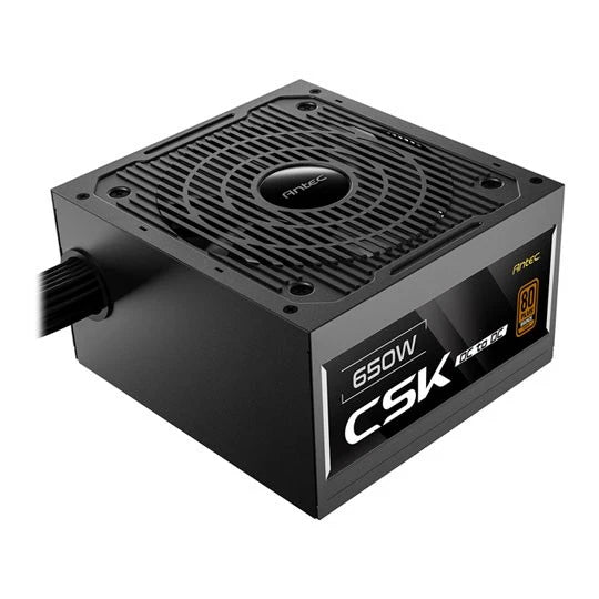 FUENTE DE PODER ATX 650 W 80 PLUS BRONZE, CABLEADO FIJO, VENTILADOR SILENCIOSO – IDEAL PARA PC GAMING O DE OFICINA 0-761345-20108-7 - SMART BUSINESS