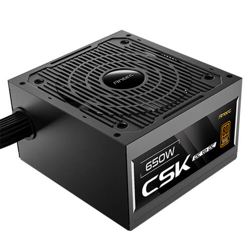 FUENTE DE PODER ATX 650 W 80 PLUS BRONZE, CABLEADO FIJO, VENTILADOR SILENCIOSO – IDEAL PARA PC GAMING O DE OFICINA 0-761345-20108-7 - SMART BUSINESS
