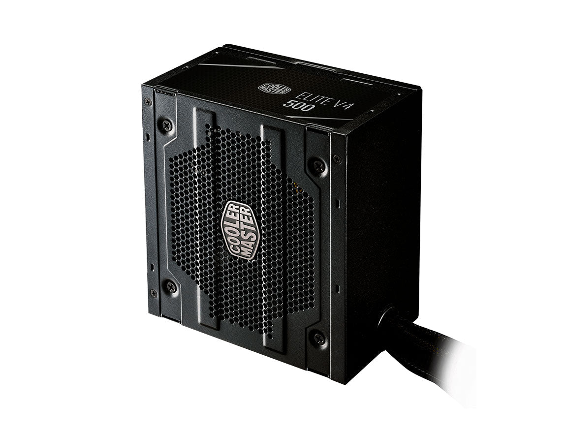 FUENTE DE PODER COOLER MASTER ELITE 500 V4 – 500W, CERTIFICACIÓN 80 PLUS WHITE, ATX, DISEÑO NO MODULAR, COLOR NEGRO, RENDIMIENTO CONFIABLE Y SILENCIOSO MPE-5001-ACAAB-US - SMART BUSINESS