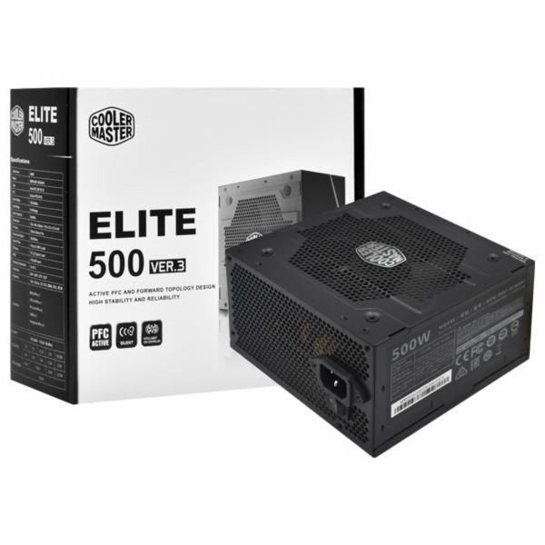 FUENTE DE PODER COOLER MASTER ELITE NEX N500 500W CERTIFICACIÓN 80 PLUS BRONZE MODULAR CABLEADO MPW - 5001 - ACAN - BUS MPW-5001-ACAN-BUS - SMART BUSINESS