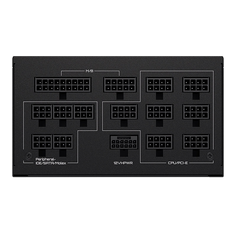 FUENTE DE PODER GP - UD1300GM PG5 • 1300W • CERTIFICACIÓN 80 PLUS GOLD • MODULAR • RGB • IDEAL PARA PCS GAMER Y WORKSTATIONS • PROTECCIÓN TOTAL GP-UD1300GM-PG5 - SMART BUSINESS