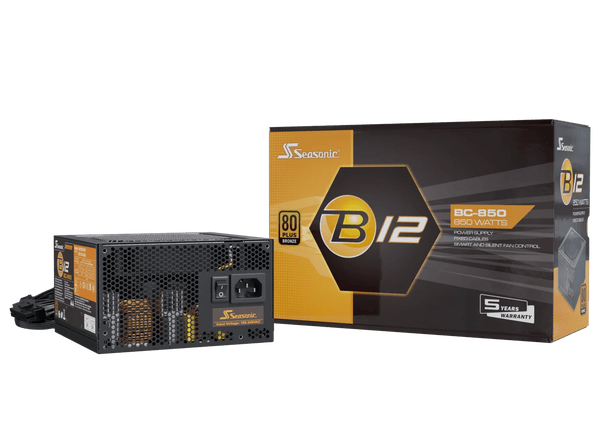 FUENTE SEASONIC B12 - 850BC 80PLUS BRONZE (A851BCAFH) A851BCAFH - SMART BUSINESS