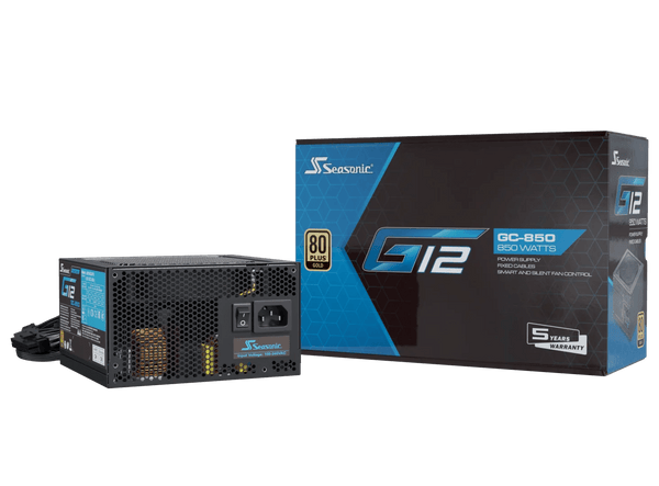 FUENTE SEASONIC G12 - 850GC 80PLUS GOLD (A851GCAFH)  A851GCAFH - SMART BUSINESS