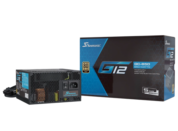 FUENTE SEASONIC G12-850GC 80PLUS GOLD (A851GCAFH)  - SMART BUSINESS