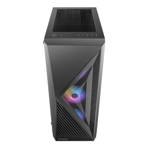 GABINETE ANTEC AX51 CON VENTANA, MIDI - TOWER, ATX/ITX/MICRO - ATX, USB 2.0/3.0, SIN FUENTE, 3 VENTILADORES INSTALADOS ARGB, NEGRO 0-761345-10061-8 - SMART BUSINESS