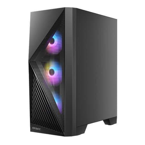 GABINETE ANTEC AX51 CON VENTANA, MIDI - TOWER, ATX/ITX/MICRO - ATX, USB 2.0/3.0, SIN FUENTE, 3 VENTILADORES INSTALADOS ARGB, NEGRO 0-761345-10061-8 - SMART BUSINESS
