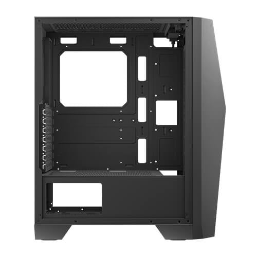 GABINETE ANTEC AX51 CON VENTANA, MIDI - TOWER, ATX/ITX/MICRO - ATX, USB 2.0/3.0, SIN FUENTE, 3 VENTILADORES INSTALADOS ARGB, NEGRO 0-761345-10061-8 - SMART BUSINESS