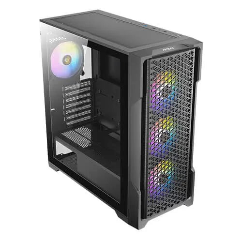 Gabinete Antec Ax90 Con Ventana Midi-Tower, Atx/Itx/Micro-Atx, Usb 3.0/2.0, Sin Fuente, 4 Ventiladores Instalados Argb, Negro - SMART BUSINESS