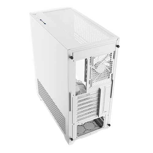 GABINETE ANTEC DF700 FLUX CON VENTANA RGB, MIDI - TOWER, ATX/MICRO - ATX/MINI - ITX, USB 3.0, SIN FUENTE, 5 VENTILADORES RGB INSTALADOS, BLANCO 0-761345-80074-7 - SMART BUSINESS