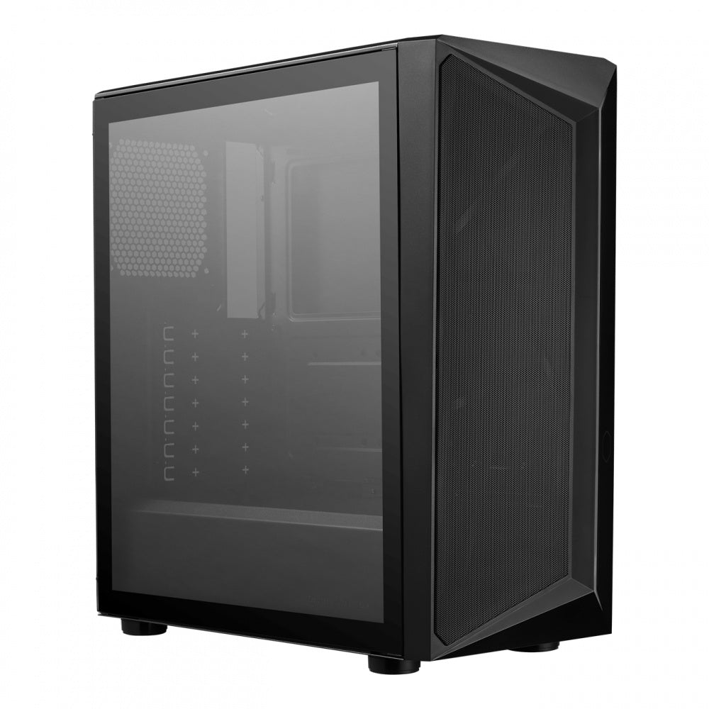 GABINETE COOLER MASTER CMP 510 CON VENTANA, MIDI TOWER, ATX/MICRO ATX/MINI - ITX, USB 2.0, SIN FUENTE, 3 VENTILADORES ARGB INSTALADOS, NEGRO CP510-KGNN-S00 - SMART BUSINESS