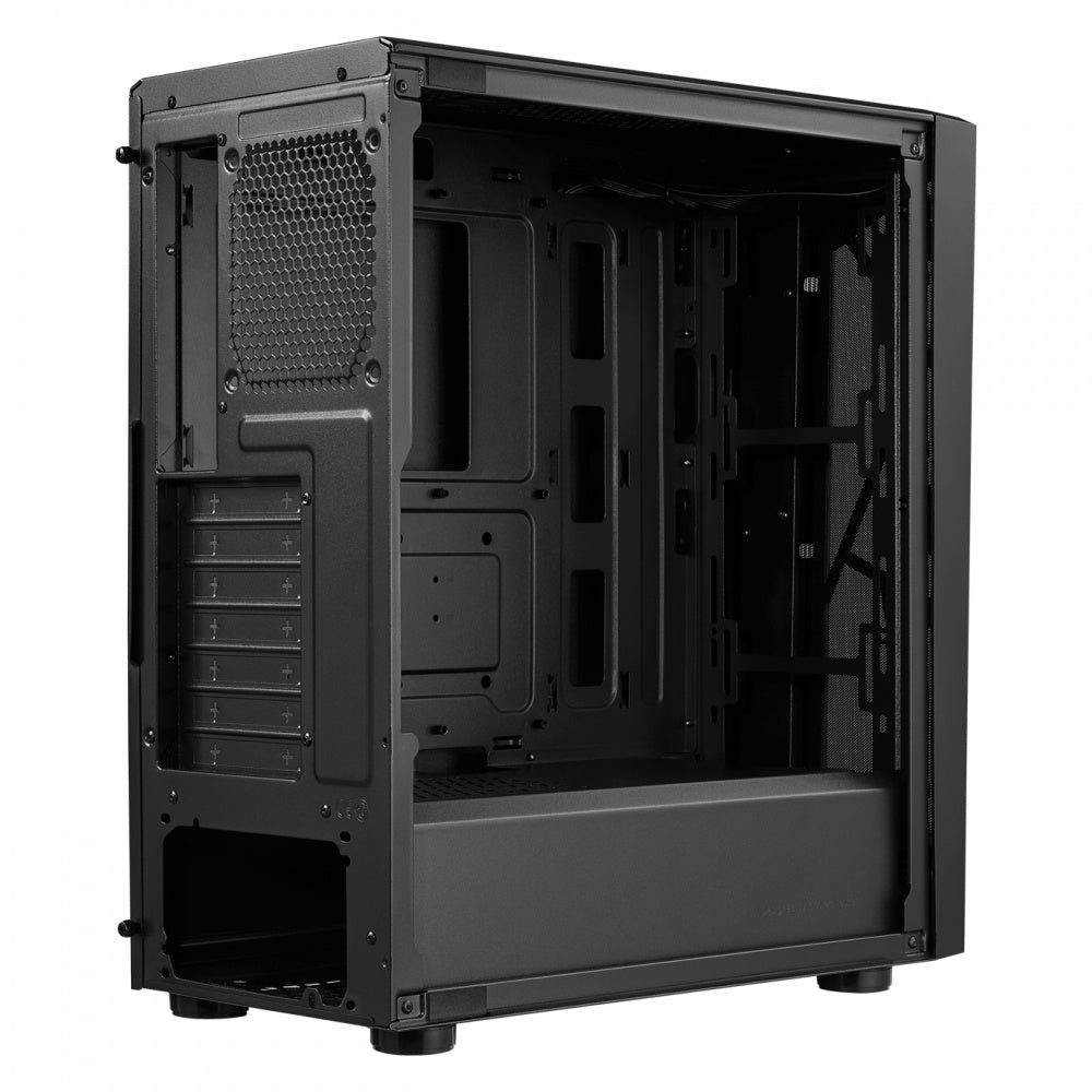 GABINETE COOLER MASTER CMP 510 CON VENTANA, MIDI TOWER, ATX/MICRO ATX/MINI - ITX, USB 2.0, SIN FUENTE, 3 VENTILADORES ARGB INSTALADOS, NEGRO CP510-KGNN-S00 - SMART BUSINESS