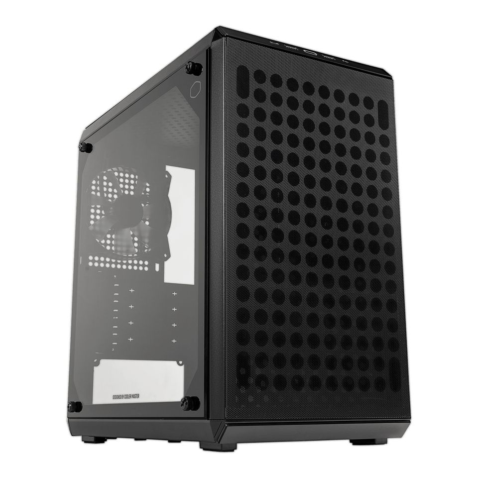 GABINETE COOLER MASTER MASTERBOX Q300L V2 NEGRO, MINI - TOWER MICRO - ATX/MINI - ITX, VENTANA, USB 3.2, 1 VENTILADOR INSTALADO, SIN FUENTE, IDEAL PARA PC GAMING Q300LV2-KGNN-S01 - SMART BUSINESS