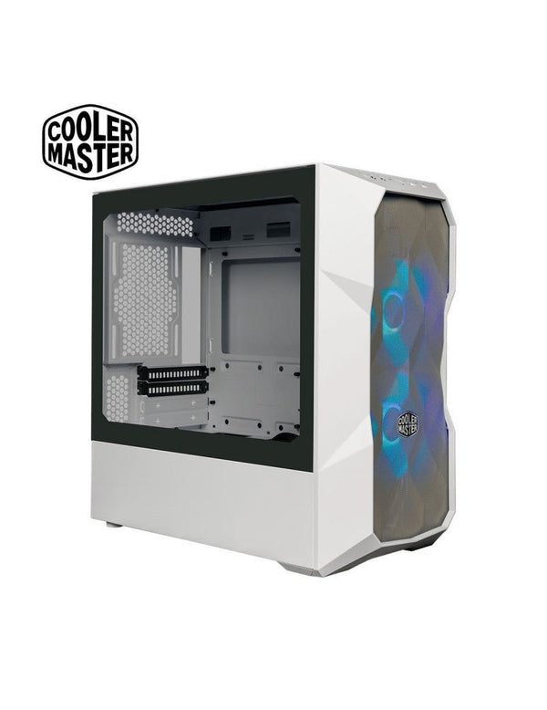 GABINETE COOLER MASTER MASTERBOX TD300 MESH CON VENTANA ARGB, MINI TOWER, MINI - ITX/MICRO - ATX, USB 3.0, SIN FUENTE, BLANCO ― ¡ENVIO GRATIS LIMITADO A 5 PRODUCTOS POR CLIENTE! TD300-WGNN-S00 - SMART BUSINESS