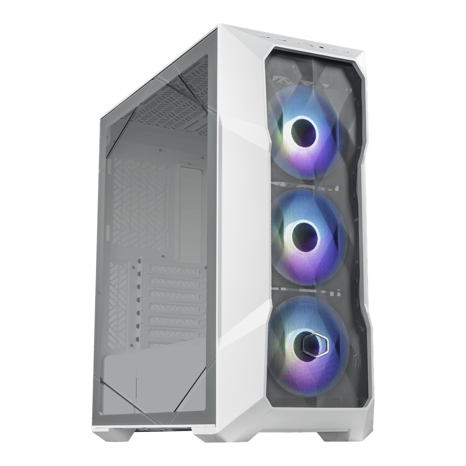 GABINETE COOLER MASTER MASTERBOX TD500 MESH V2 CON VENTANA MIDI - TOWER, ATX/EATX/MICRO - ATX/MINI - ITX/SSI CEB, USB 3.0, SIN FUENTE, 3 VENTILADORES ARGB INSTALADOS, BLANCO ― ¡ENVIO GRATIS LIMITADO A 5 PRODUCTOS POR CLIENTE! TD500V2-WGNN-S00 - SMART BUSINESS