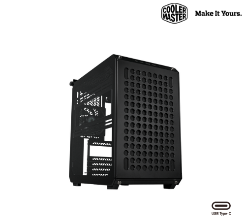 Gabinete Cooler Master QUBE 500 Flatpack con Ventana Midi-Tower, ATX/EATX/ITX/Micro-ATX, USB 3.0, sin Fuente, 1 Ventilador Instalado, Negro - SMART BUSINESS