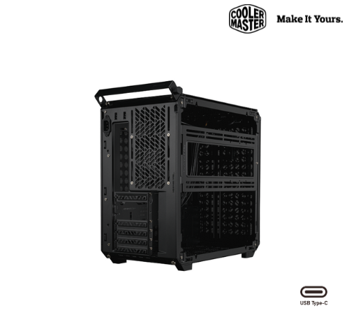 Gabinete Cooler Master QUBE 500 Flatpack con Ventana Midi-Tower, ATX/EATX/ITX/Micro-ATX, USB 3.0, sin Fuente, 1 Ventilador Instalado, Negro - SMART BUSINESS