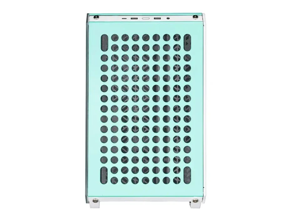 Gabinete Cooler Master QUBE 500 Flatpack con Ventana Midi - Tower, ATX/EATX/ITX/Micro - ATX, USB 3.0, sin Fuente, 1 Ventilador Instalado, Menta Q500-DGNN-S00 - SMART BUSINESS