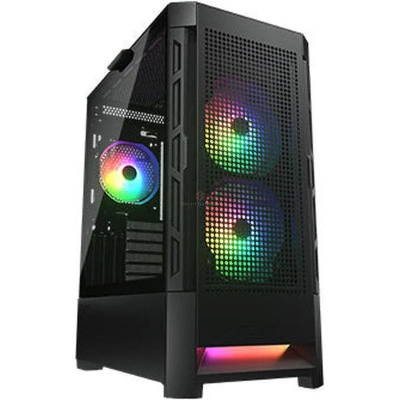 Gabinete Cougar Duoface Rgb Con Ventana, Midi-Tower, Mini-Itx/Micro-Atx/Atx/Ceb, Usb 3.0/2.0, Sin Fuente, 3 Ventiladores Argb Instalados, Negro - SMART BUSINESS