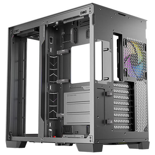 Gabinete full - tower ANTEC Constellation C8 ARGB negro con vidrio templado, iluminación RGB y gran ventilación 0-761345-10022-9 - SMART BUSINESS