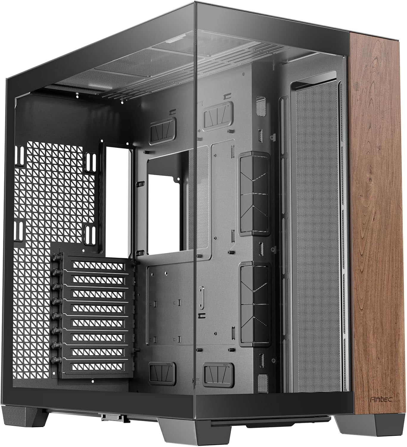 Gabinete Full Tower Antec Constellation C8 Wood – Vidrio Templado, Panel Madera, Negro 0-761345-10079-3 - SMART BUSINESS