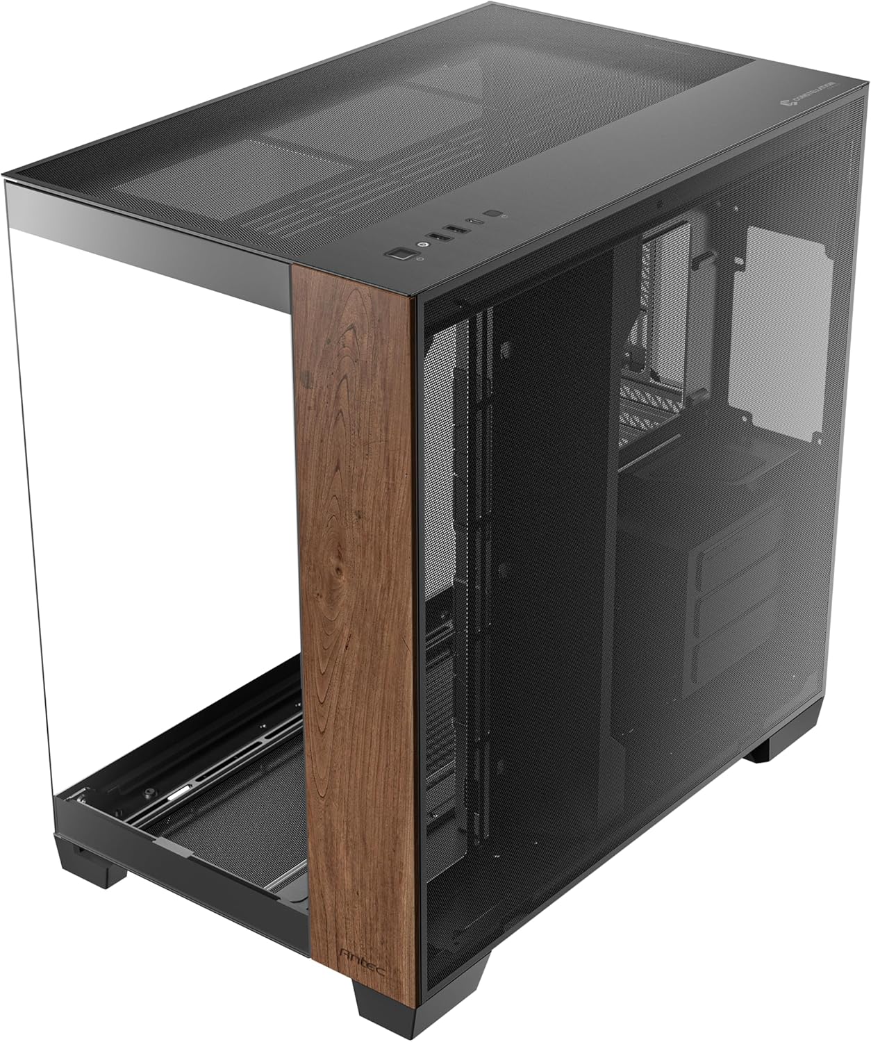 Gabinete Full Tower Antec Constellation C8 Wood – Vidrio Templado, Panel Madera, Negro 0-761345-10079-3 - SMART BUSINESS