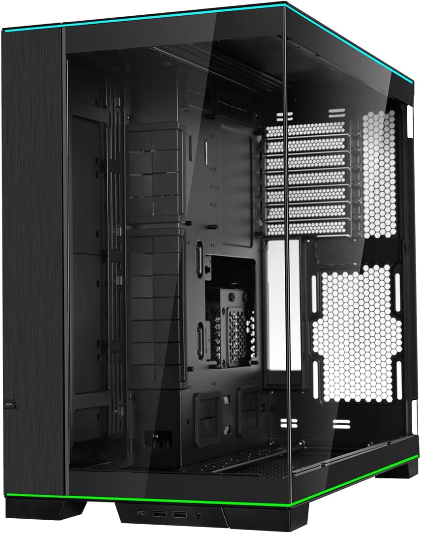 Gabinete gamer LIAN LI O11D EVO RGB – torre Mid - Tower con vidrio templado, doble cámara y tiras ARGB integradas O11DERGBX - SMART BUSINESS