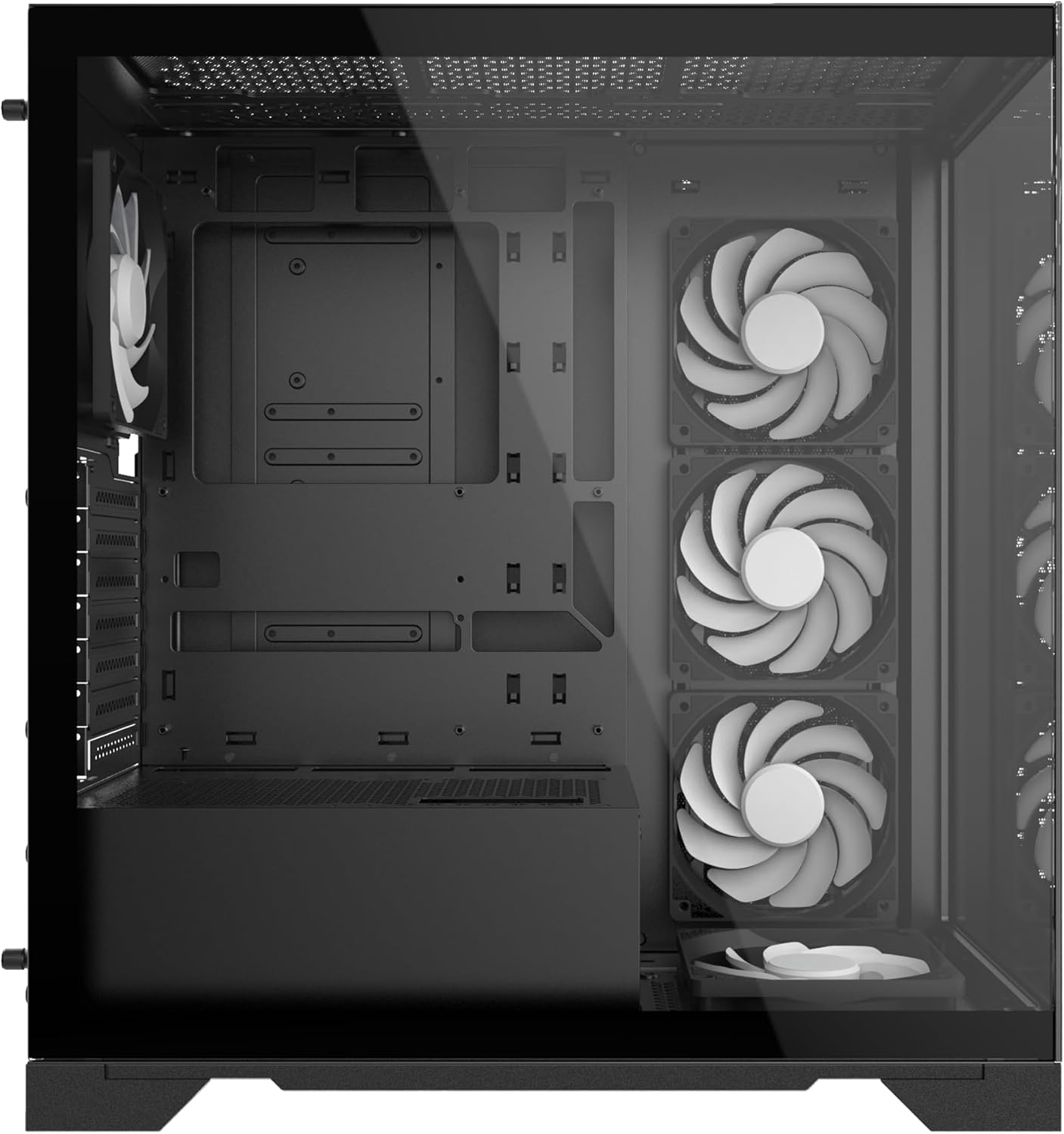 Gabinete Gamer XPG Invader X – Torre Media ATX con vidrio templado, iluminación RGB y excelente flujo de aire INVADERXMT-BKCWW - SMART BUSINESS