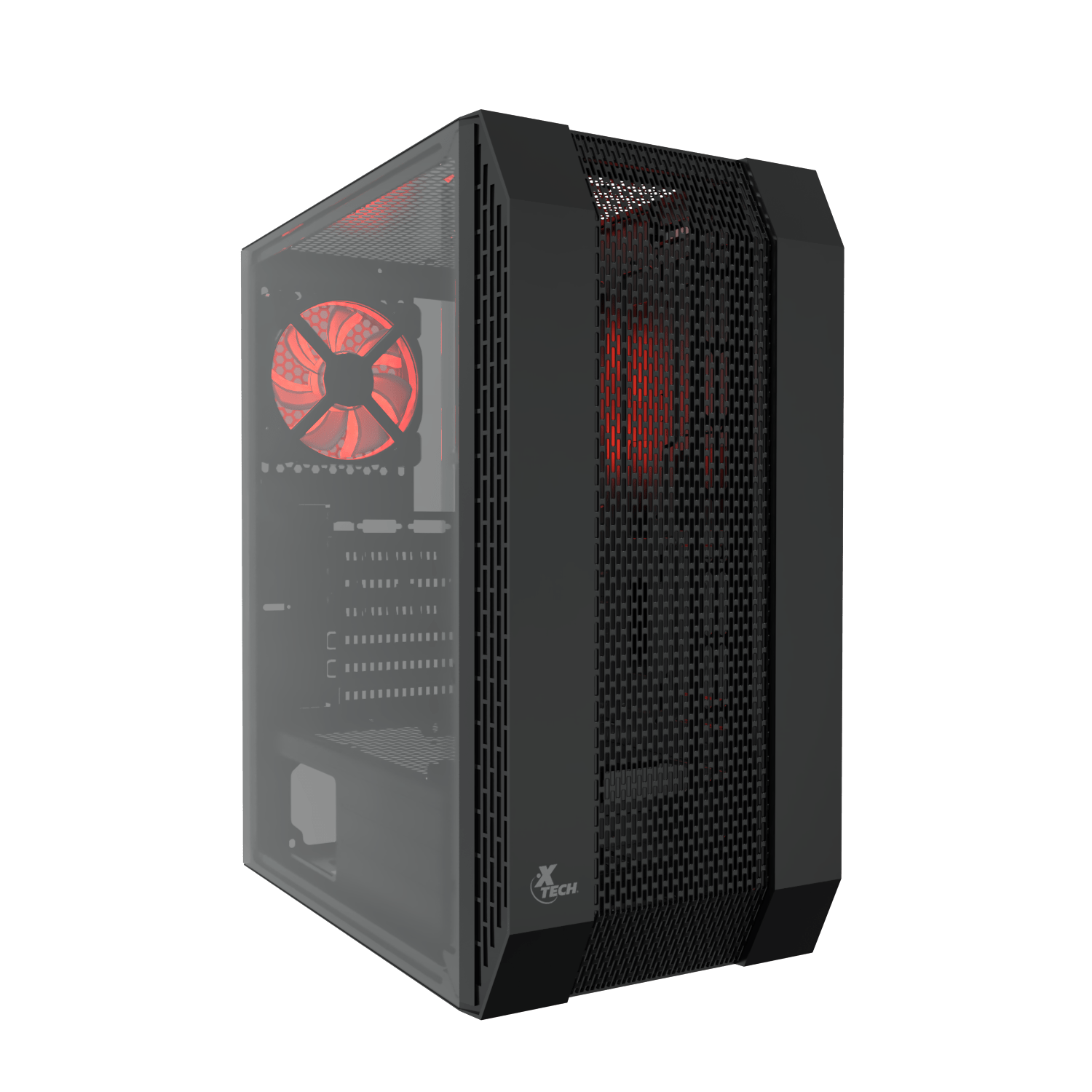 Gabinete Gamer Xtech Deimos Mid Tower ATX/MATX con Ventana Acrílica – Diseño Moderno y Alta Compatibilidad XT-GMR3 - SMART BUSINESS