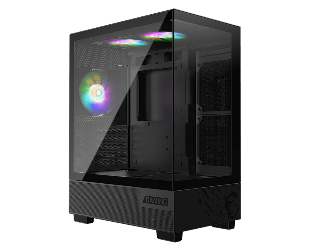 GABINETE MSI MAG PANO M110A – MID - TOWER MATX, 3 VENTILADORES RGB AUTOMÁTICOS, SOPORTE HASTA GPU 330 MM, FILTROS MAGNÉTICOS Y FLUJO DE AIRE OPTIMIZADO MAG PANO M110A - SMART BUSINESS