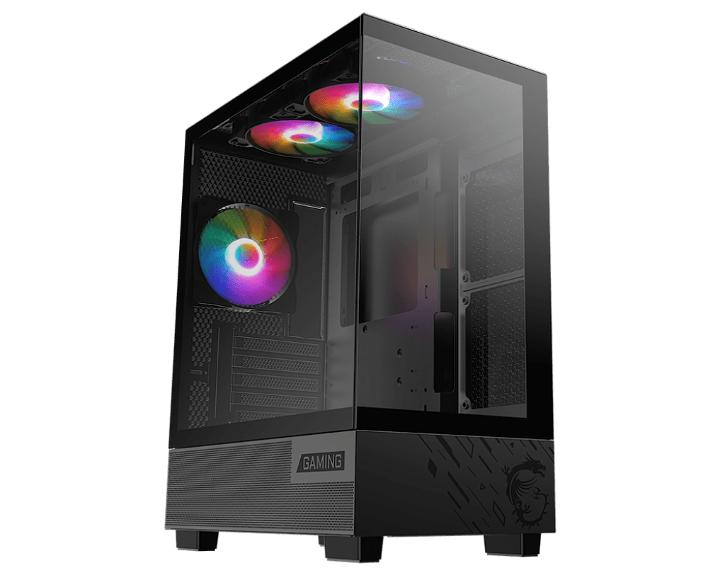 GABINETE MSI MAG PANO M110A – MID - TOWER MATX, 3 VENTILADORES RGB AUTOMÁTICOS, SOPORTE HASTA GPU 330 MM, FILTROS MAGNÉTICOS Y FLUJO DE AIRE OPTIMIZADO MAG PANO M110A - SMART BUSINESS