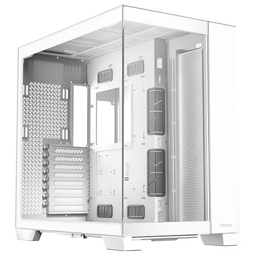 Gabinete Gaming ANTEC Constellation C8 Full Tower blanco con vidrio templado, ventana 270° y refrigeración avanzada