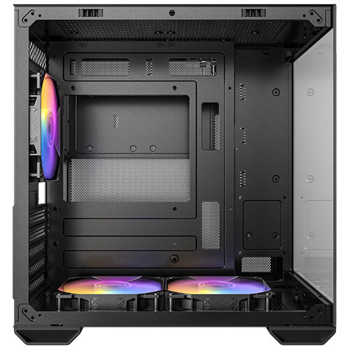 CASE GAMER ANTEC CX60M ARGB MICRO-ATX MINI TOWER CON VIDRIO TEMPLADO, ILUMINACIÓN PERSONALIZABLE, DISEÑO COMPACTO Y ELEGANTE EN COLOR NEGRO