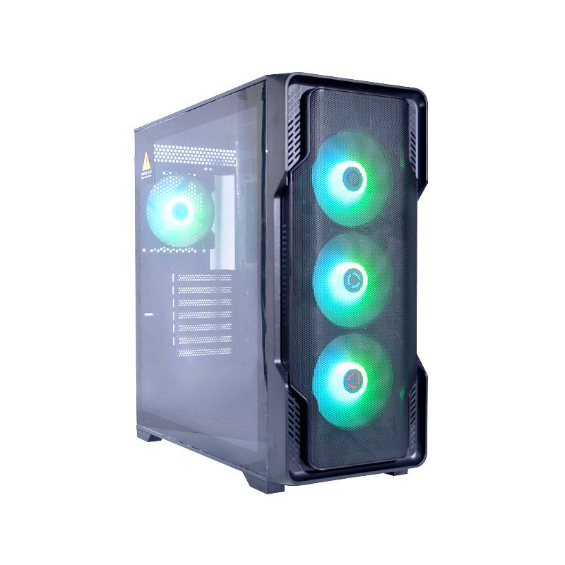 CASE GAMER GAMEMAX SIEGE BK MALLA 4-ARGB SIN FUENTE - SMART BUSINESS