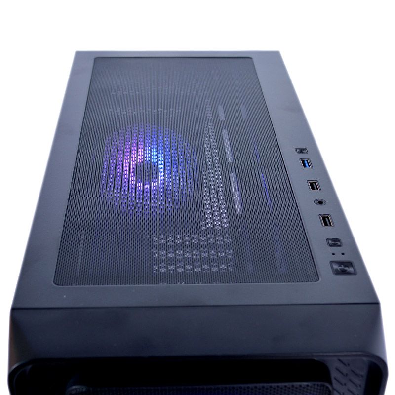 CASE GAMER GAMEMAX SIEGE BK MALLA 4-ARGB SIN FUENTE - SMART BUSINESS